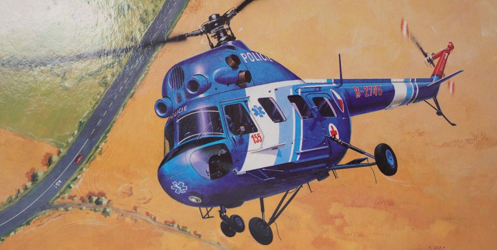 Vrtuľník Mi 2 - Polícia 1:48