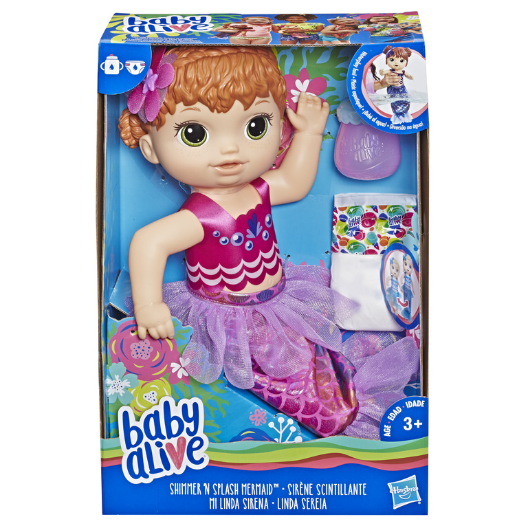 Obrázok Baby Alive ryšavá morská panna