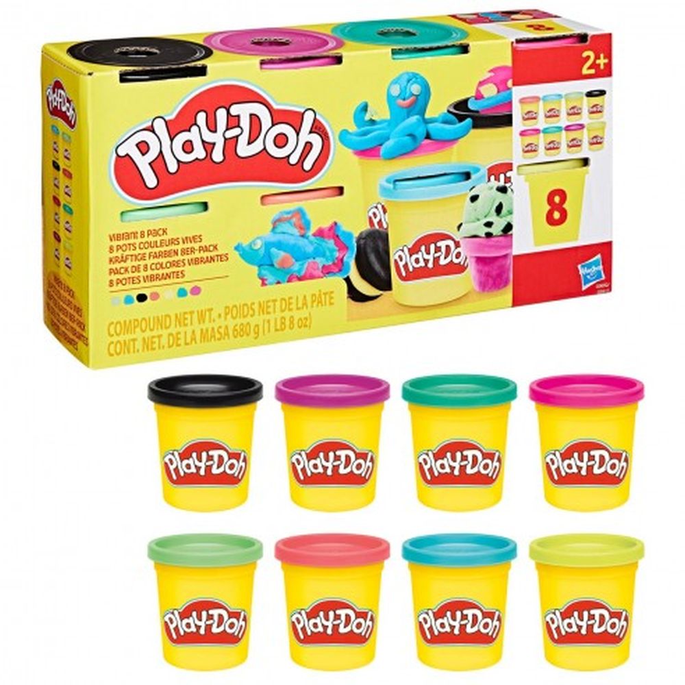 HASBRO - Play-Doh 8 ks kelímkov V2, assort