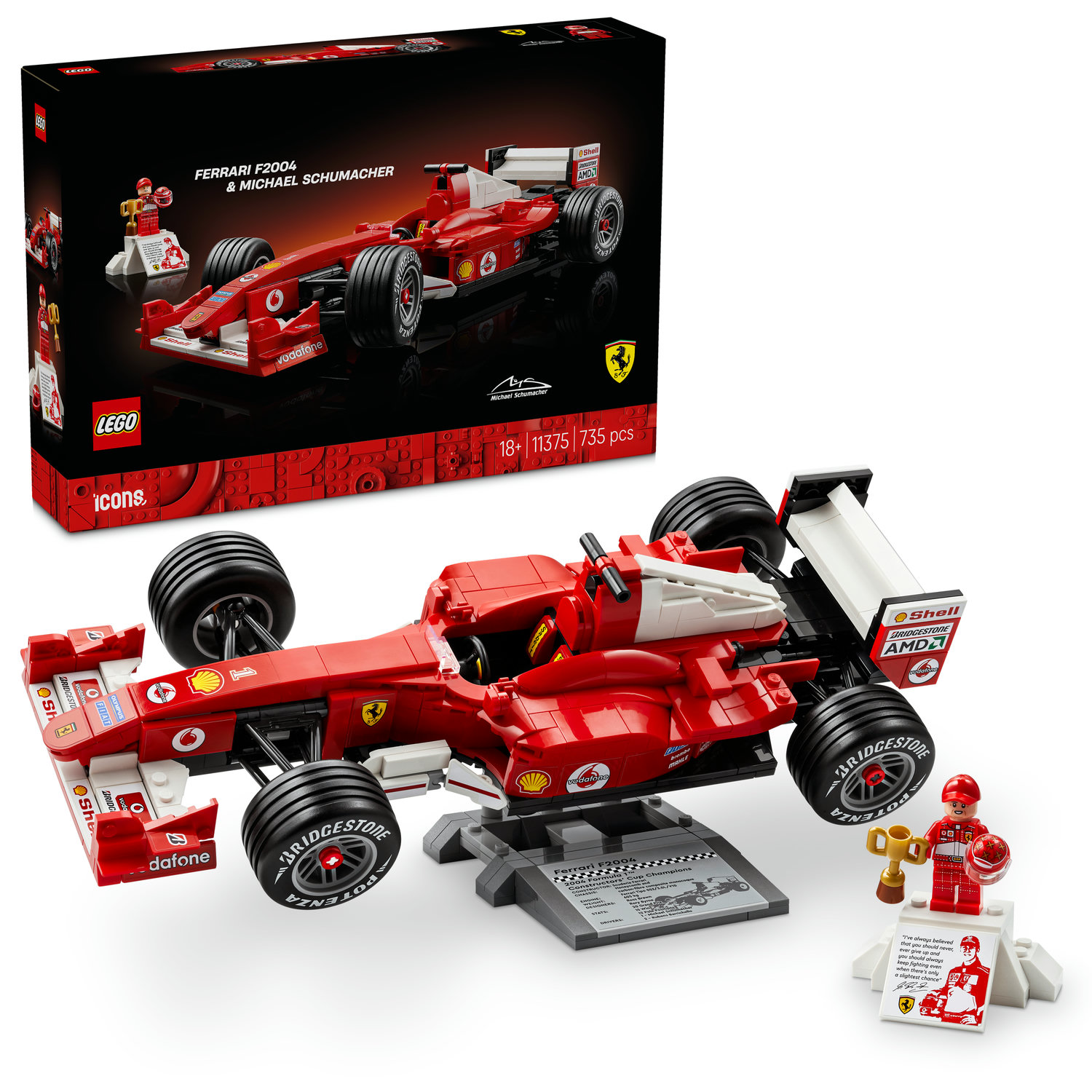 Ferrari F2004 a Michael Schumacher