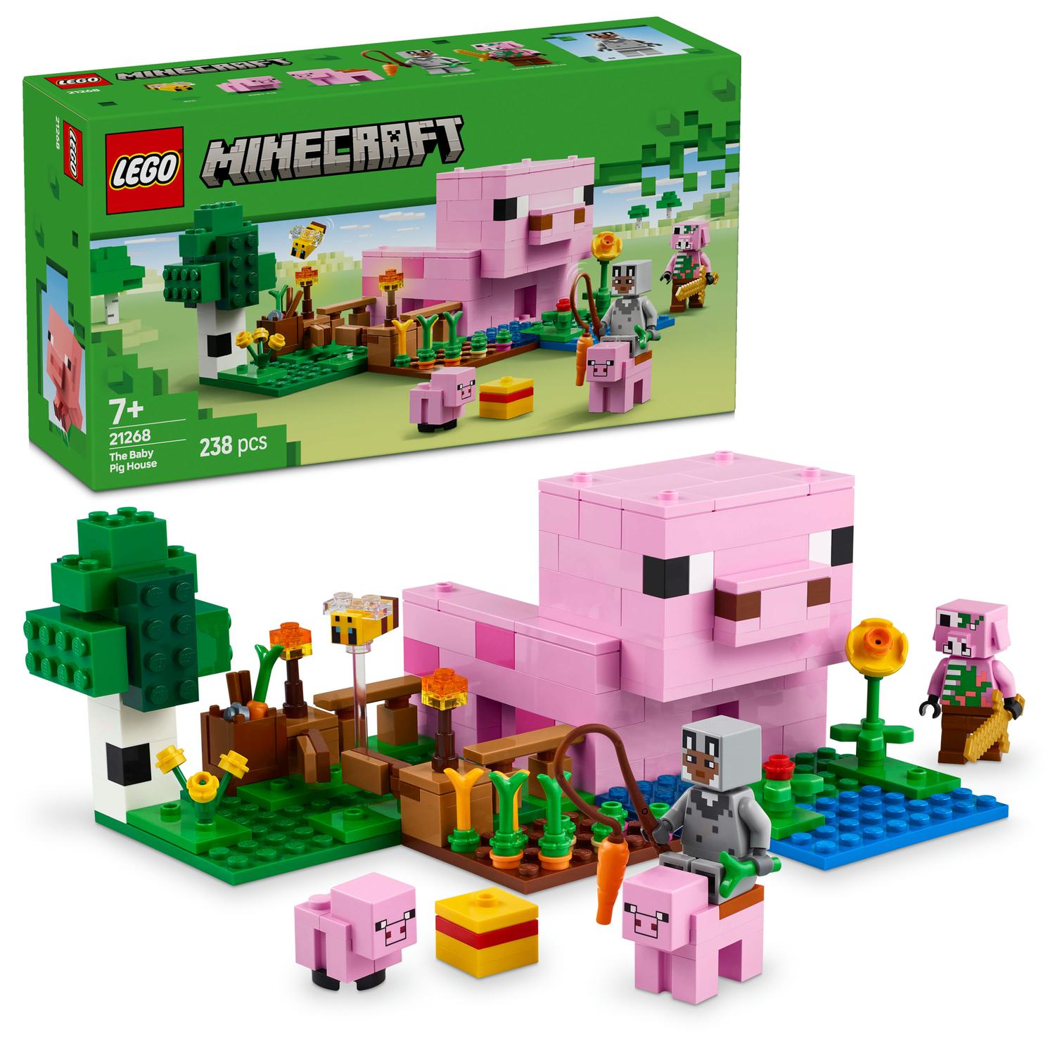 LEGO® Minecraft® Domček Prasiatka