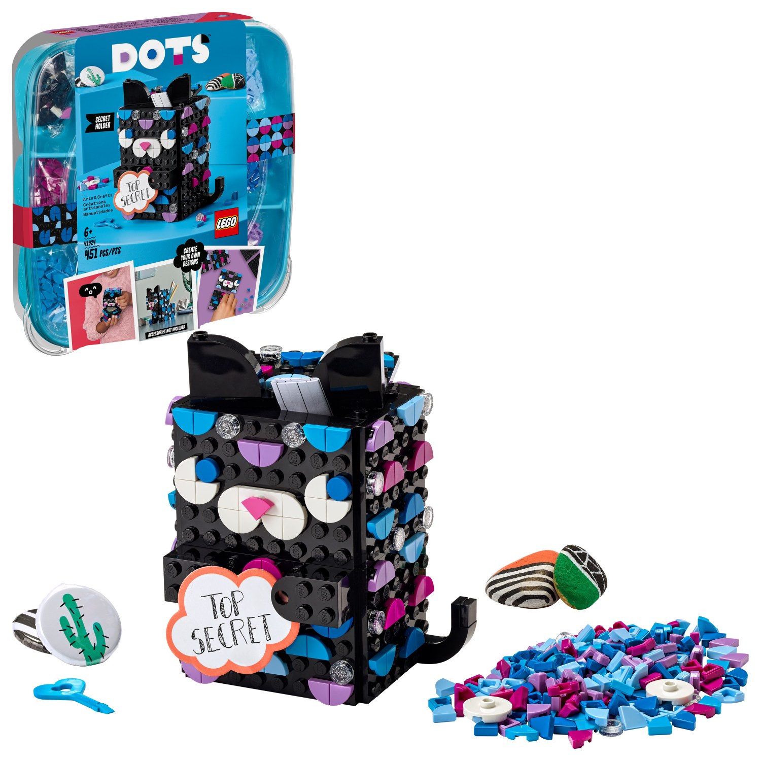 Obrázok LEGO DOTS 41924 Secret Box Kitty, 41924-589339