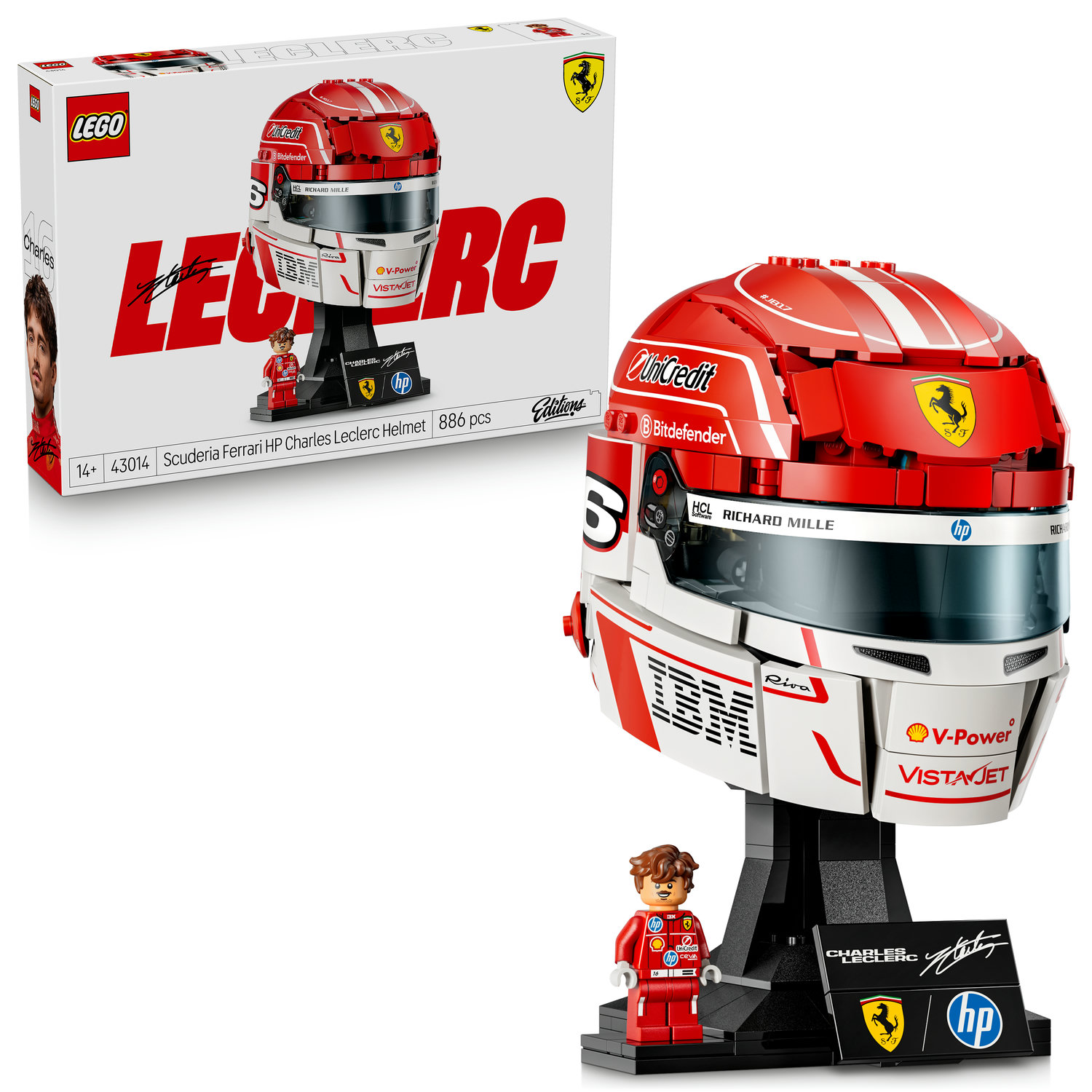 Prilba Charles Leclerc zo Scuderia Ferrari HP