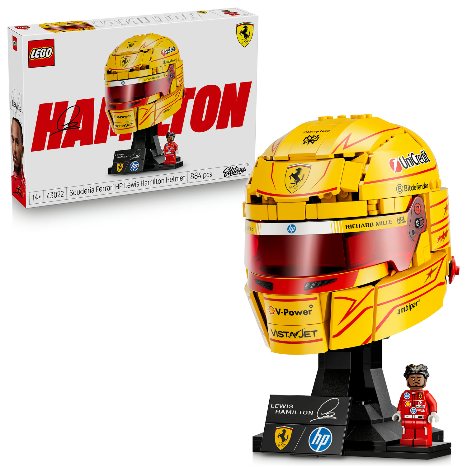 Prilba Lewis Hamilton zo Scuderia Ferrari HP