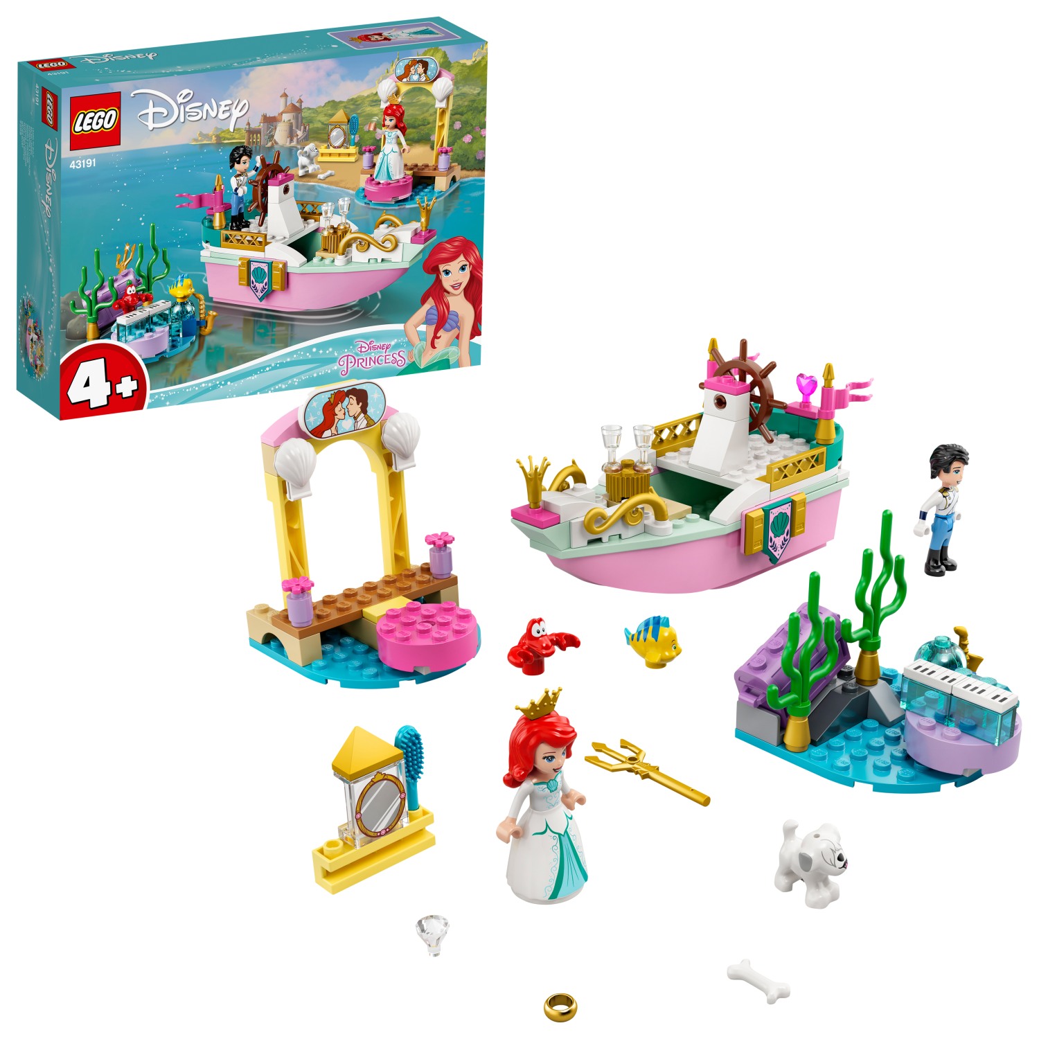 Obrázok LEGO Disney Princess 43191 Ariel's Celebration Boat, 43191-589381