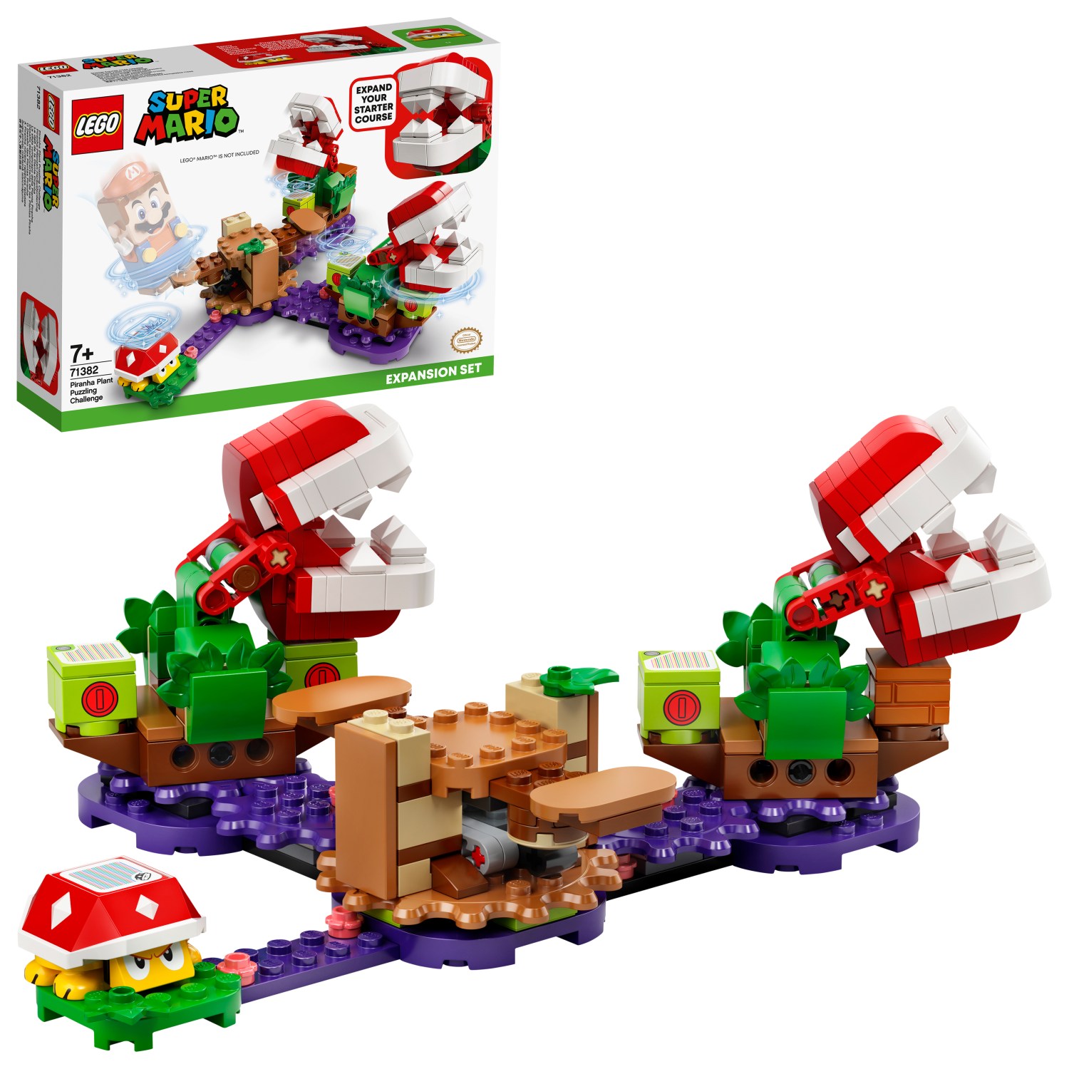 Obrázok LEGO® Super Mario 71382 Hlavolam s piraňou rastlinkou – rozširujúci set