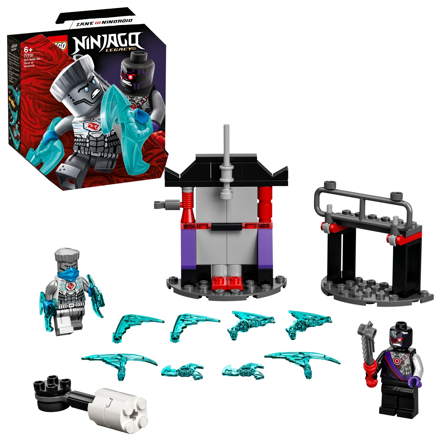 Obrázok LEGO Ninjago 71731 Epic Battle Set: Zane vs. Nindroid, 71731-589500