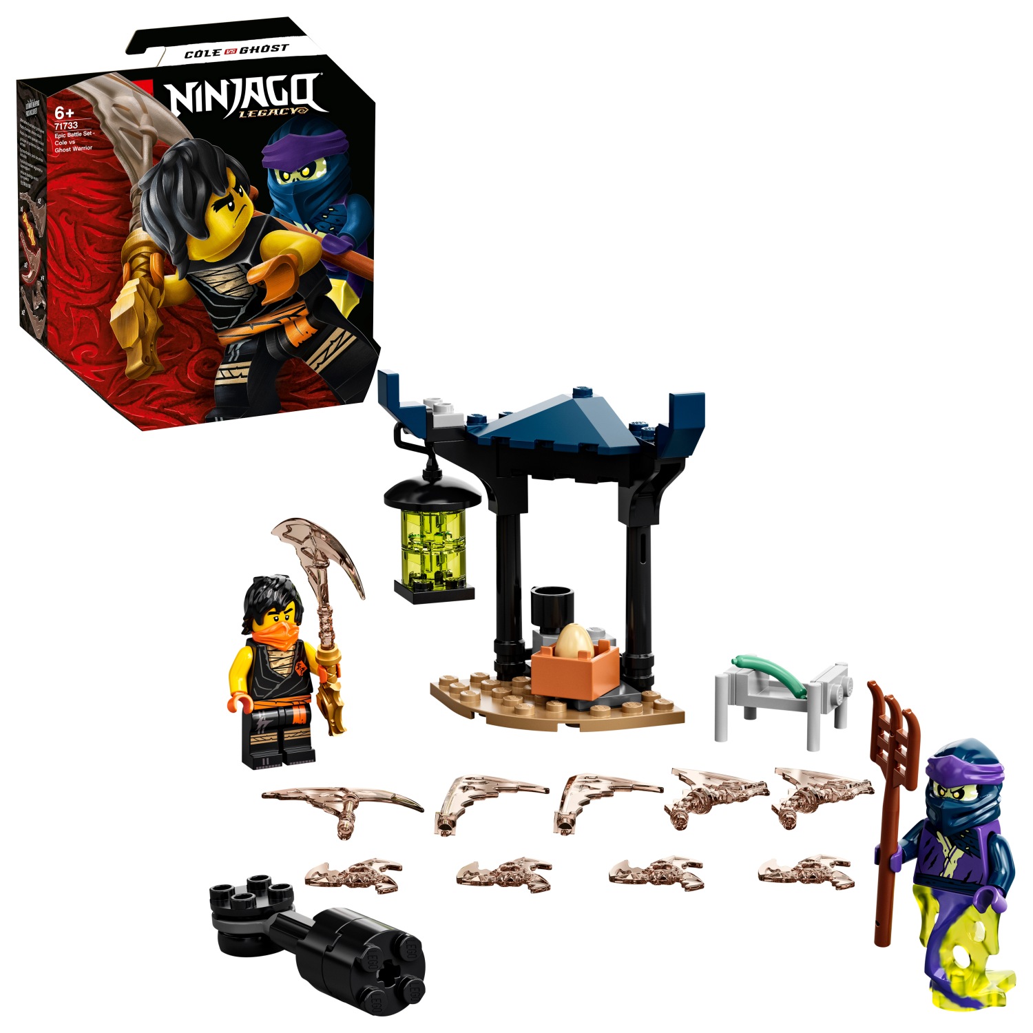 Obrázok LEGO Ninjago 71733 Epic Battle Set: Cole vs Ghost Warrior, 71733-589486