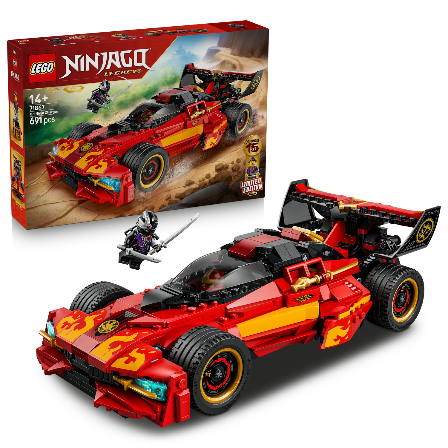 Kaiovo červené superauto: 15 rokov NINJAGO