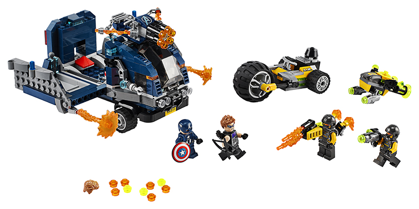 Obrázok LEGO Super Heroes 76143 Avengers: Boj o náklaďák (5702016618051)