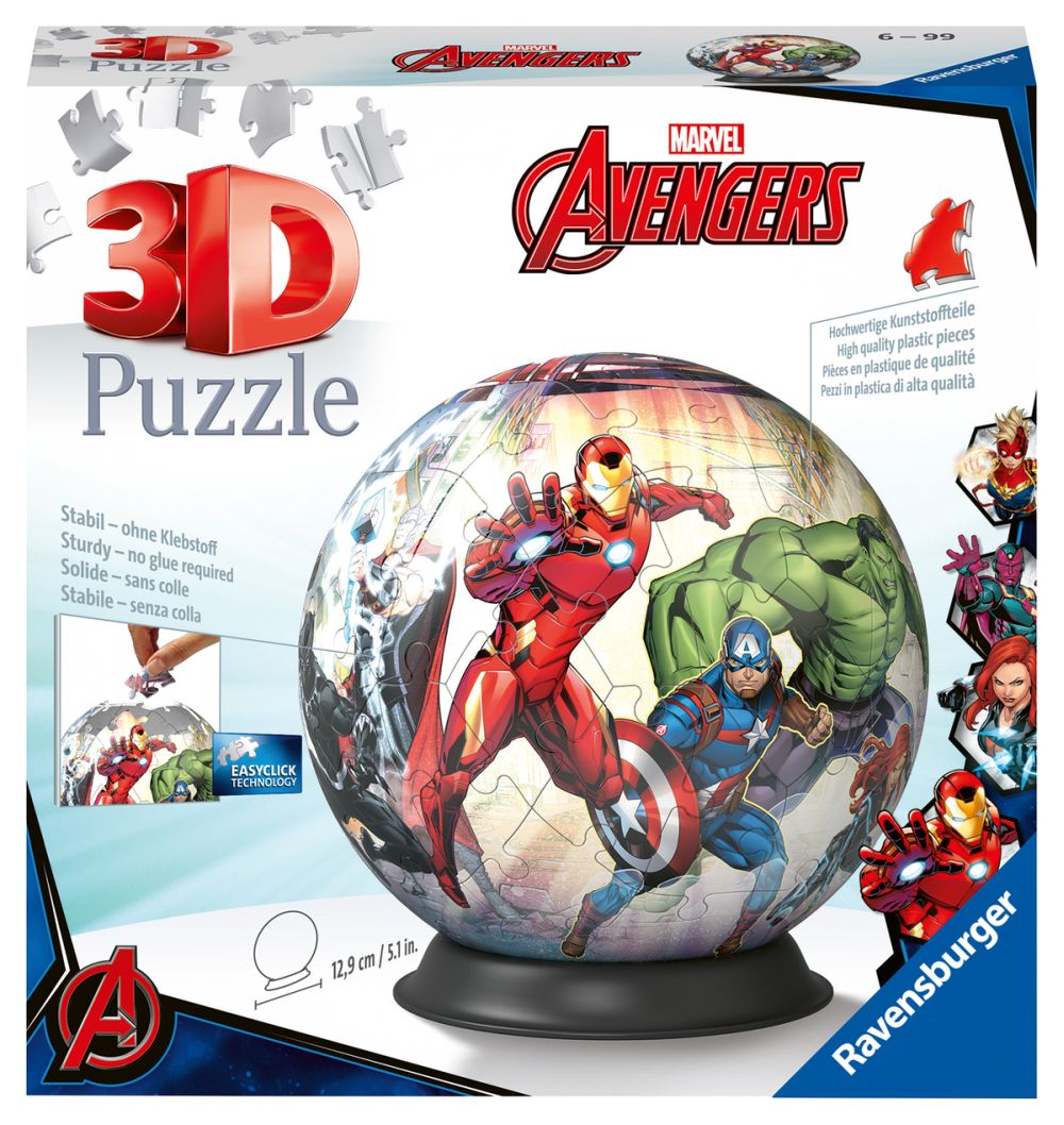 Puzzle-Ball Marvel: Avengers 72 dielikov