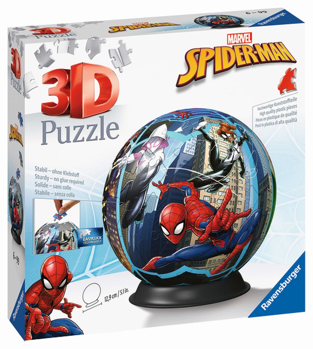 Puzzle-Ball Spiderman 72 dielikov