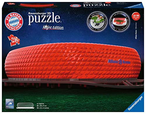 Obrázok RAVENSBURGER - Allianz Arena (nočná edícia) 216 dielikov