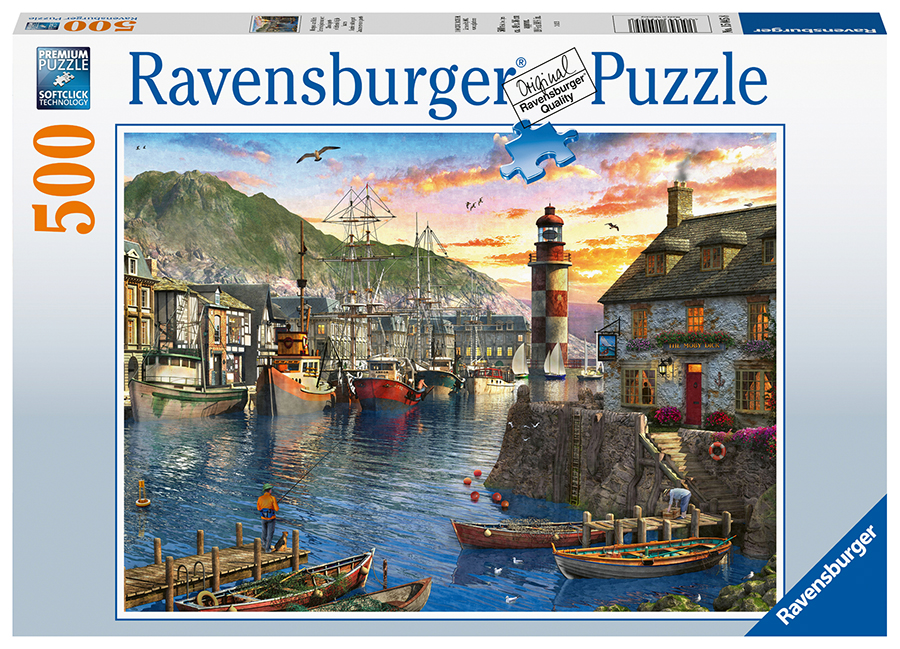 Obrázok Ravensburger 150458 Východ slnka v prístave (4005556150458)