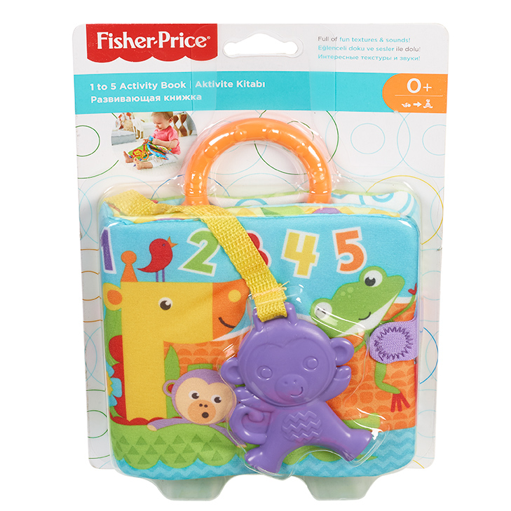 Obrázok Fisher-Price Měkká knížka se zvířátky (0887961506334)