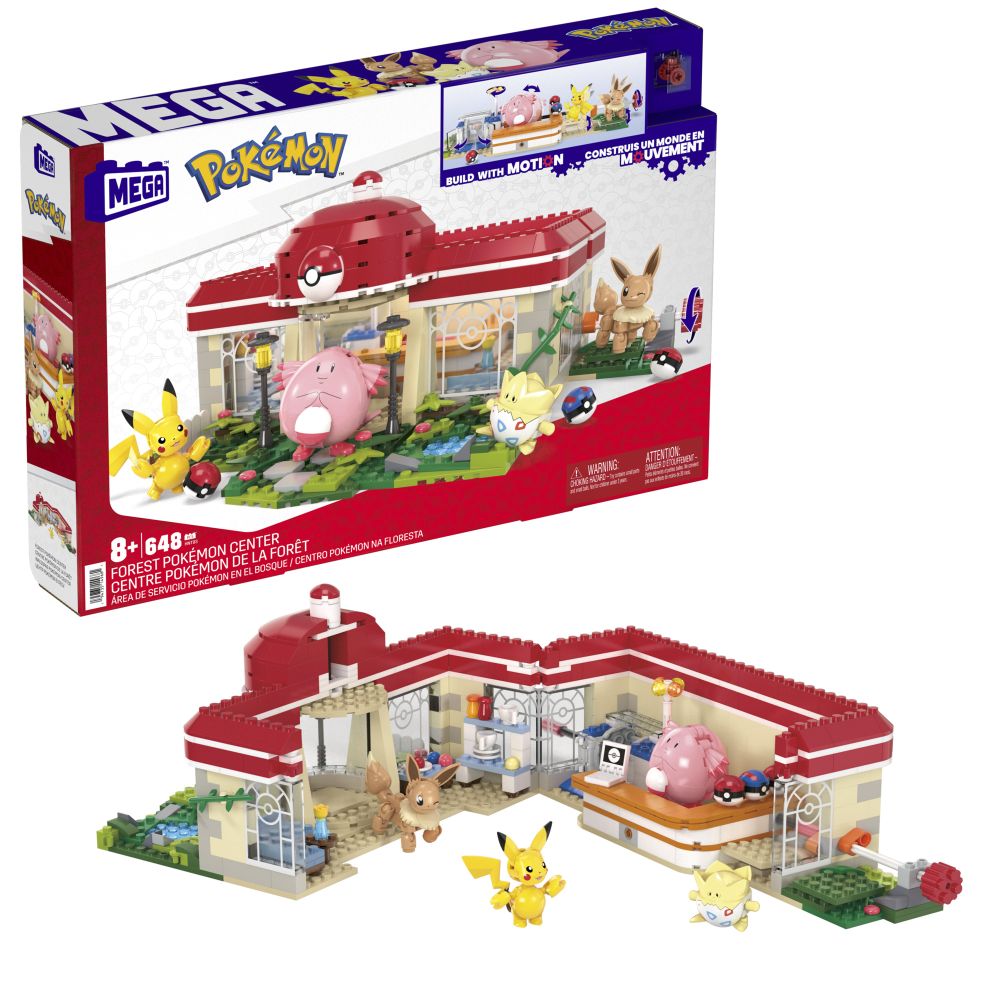 MEGA POKÉMON POHYBLIVÉ CENTRUM POKÉMONOV