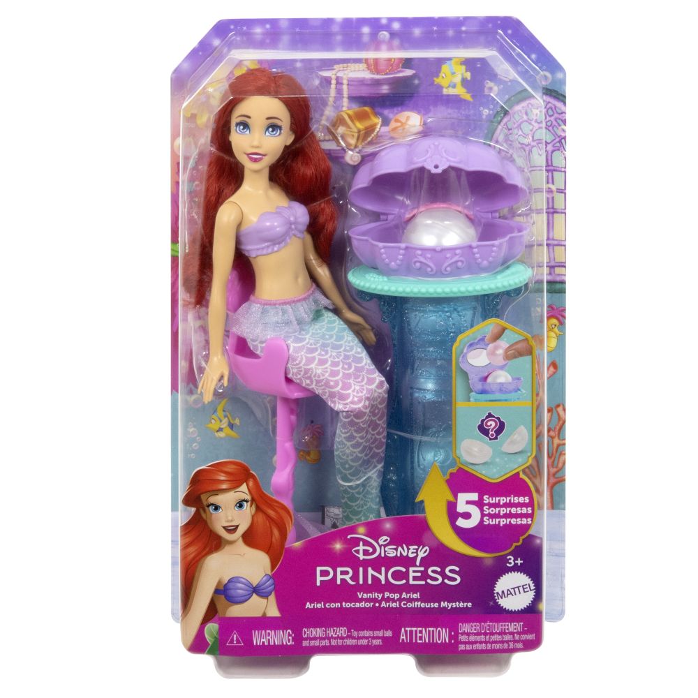 Disney Princess bábika Ariel toaletný stolík