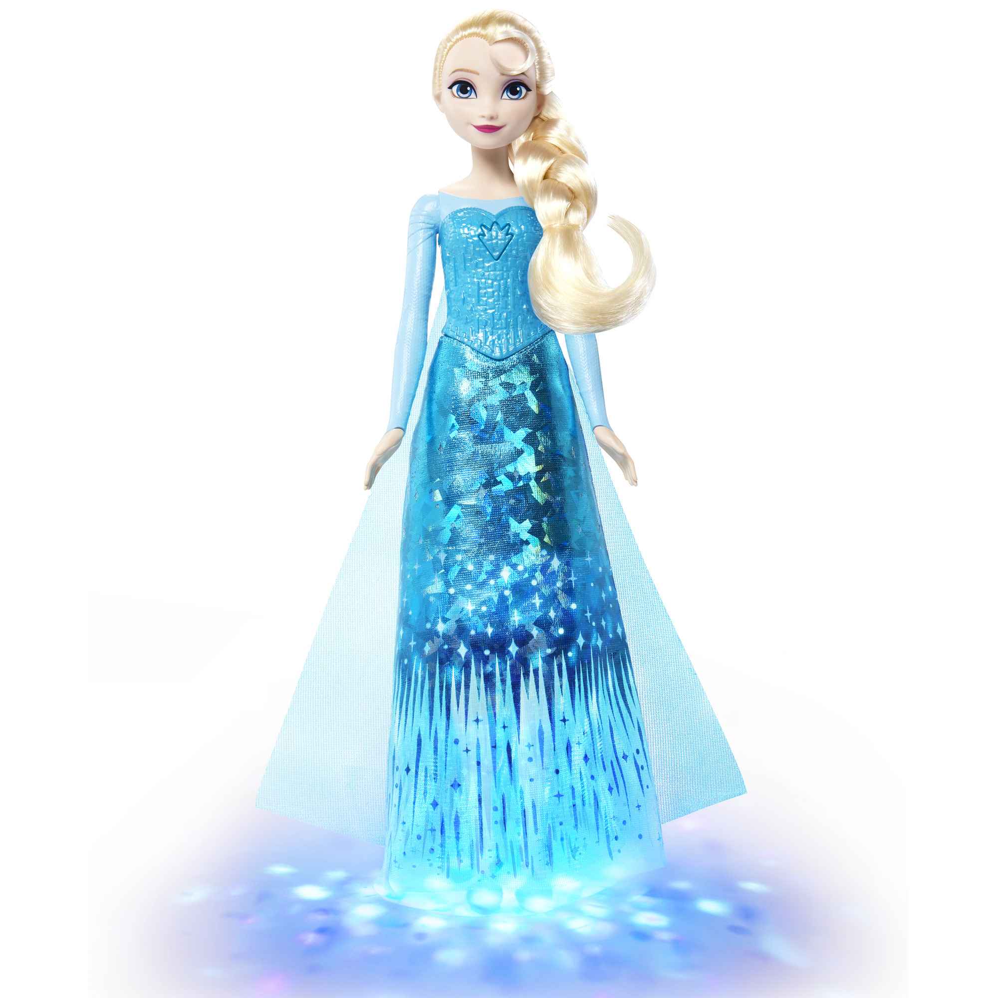 FROZEN ANGLICKY ZPÍVAJÍCÍ PANENKA ELSA SE SVĚTLY