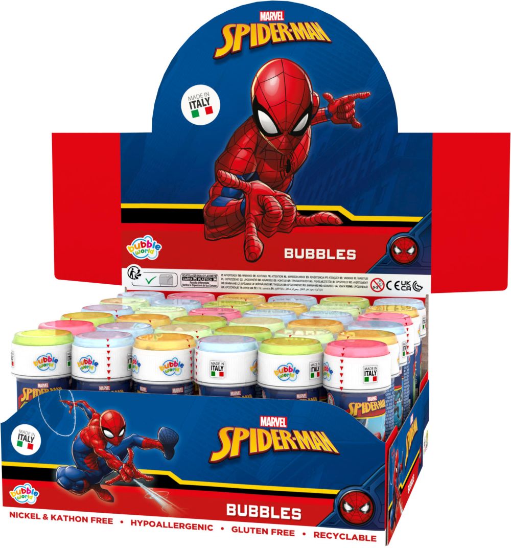 Bublifuk Spider-man 60ml (display 36 ks)