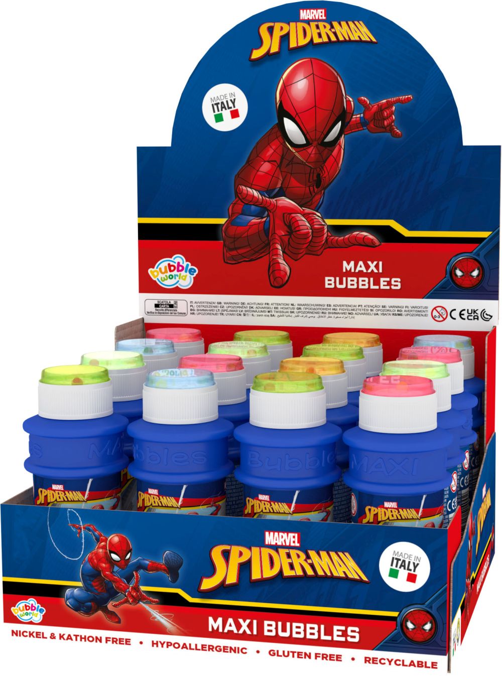 Bublifuk Spider-man 175ml (display 16 ks)