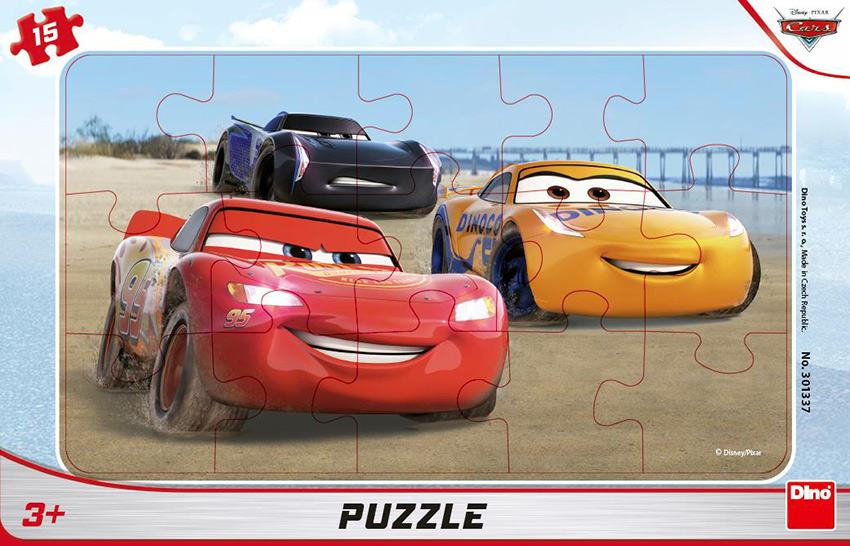 CARS Pretek 15 doskové Puzzle