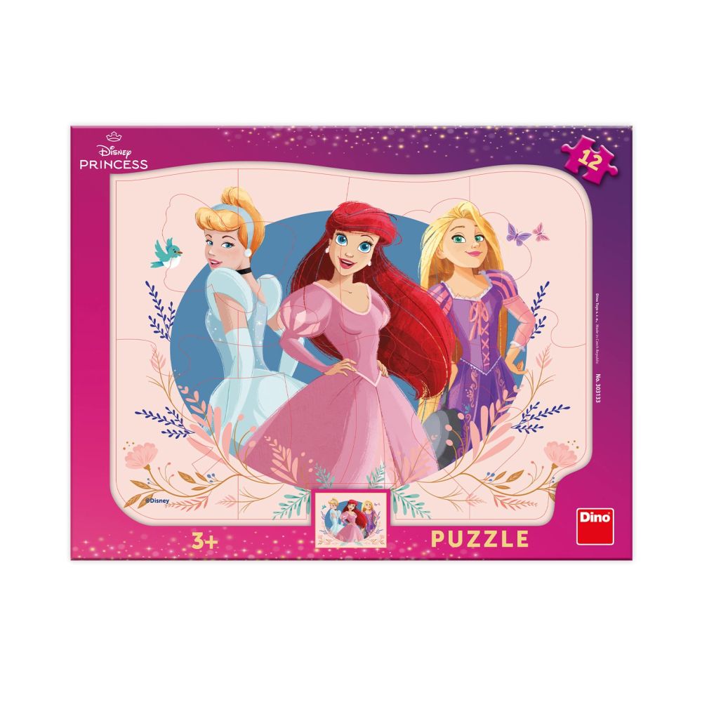 PRINCEZNY 12 doskové tvary Puzzle