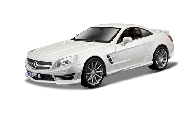 Obrázok Bburago Mercedes-Benz SL 65 AMG biela 1:24 (4893993010455)