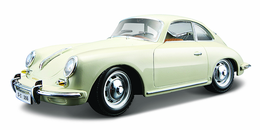 Obrázok Bburago Porsche 356B Coupe 1961 1:24 krémová