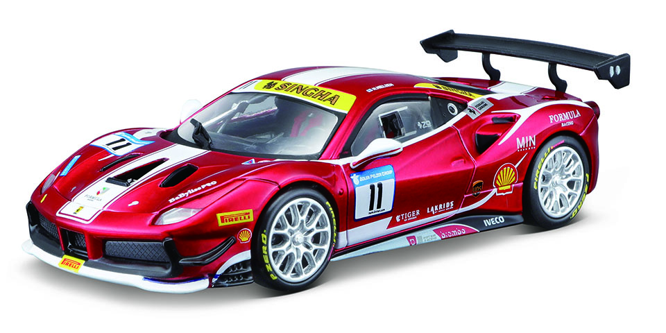 Obrázok BBURAGO - 1:24 Ferrari Racing 488 Challenge 2017