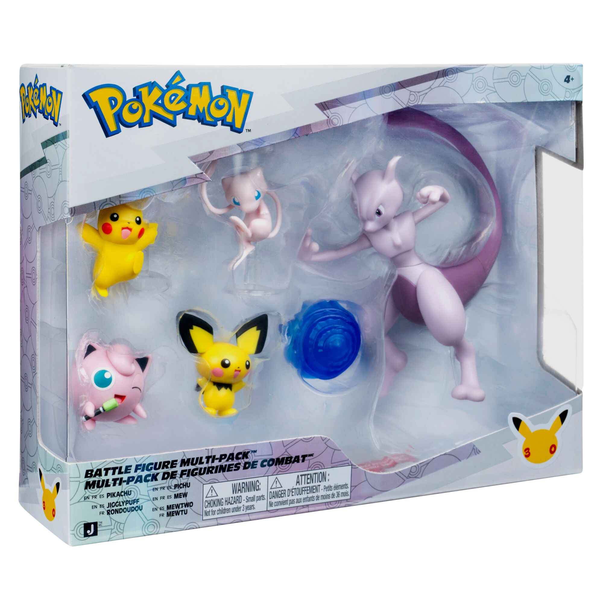 Pokemon sada 5 figurek (Pikachu, Pichu, Mew, Jigglypuff, &amp; Mewtwo)
