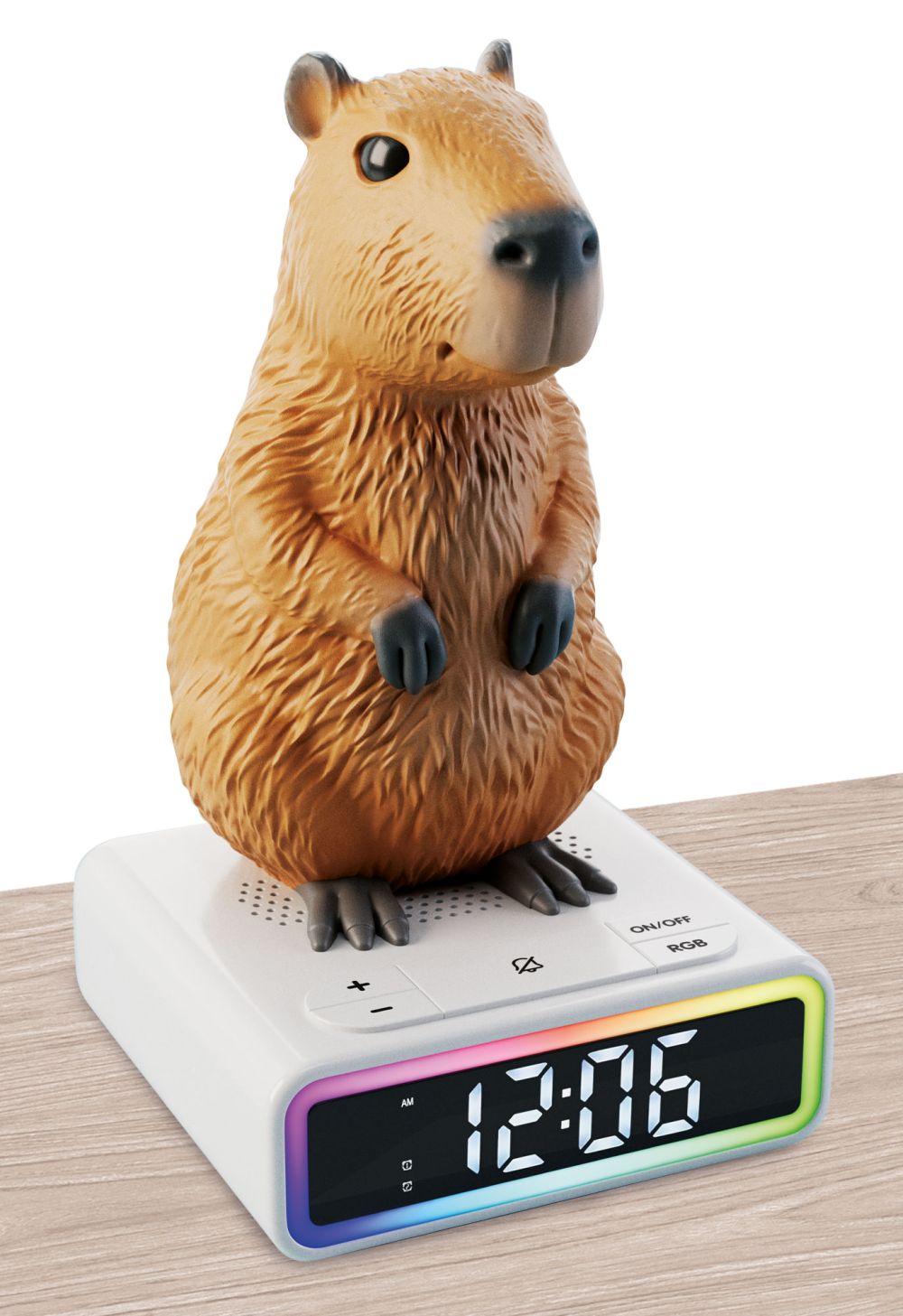 Digitálny budík Kapybara