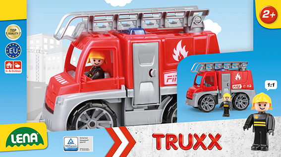 TRUXX hasiči, okrasný kartón