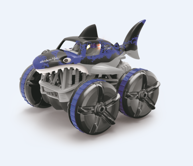 DRIVERO Obojživelné auto žralok modré