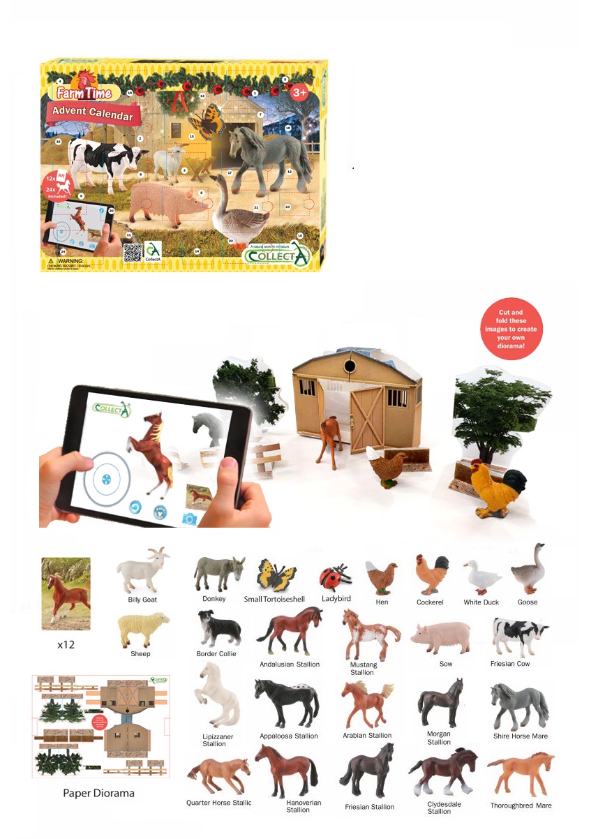COLLECTA Adventný kalendár-farma a kone