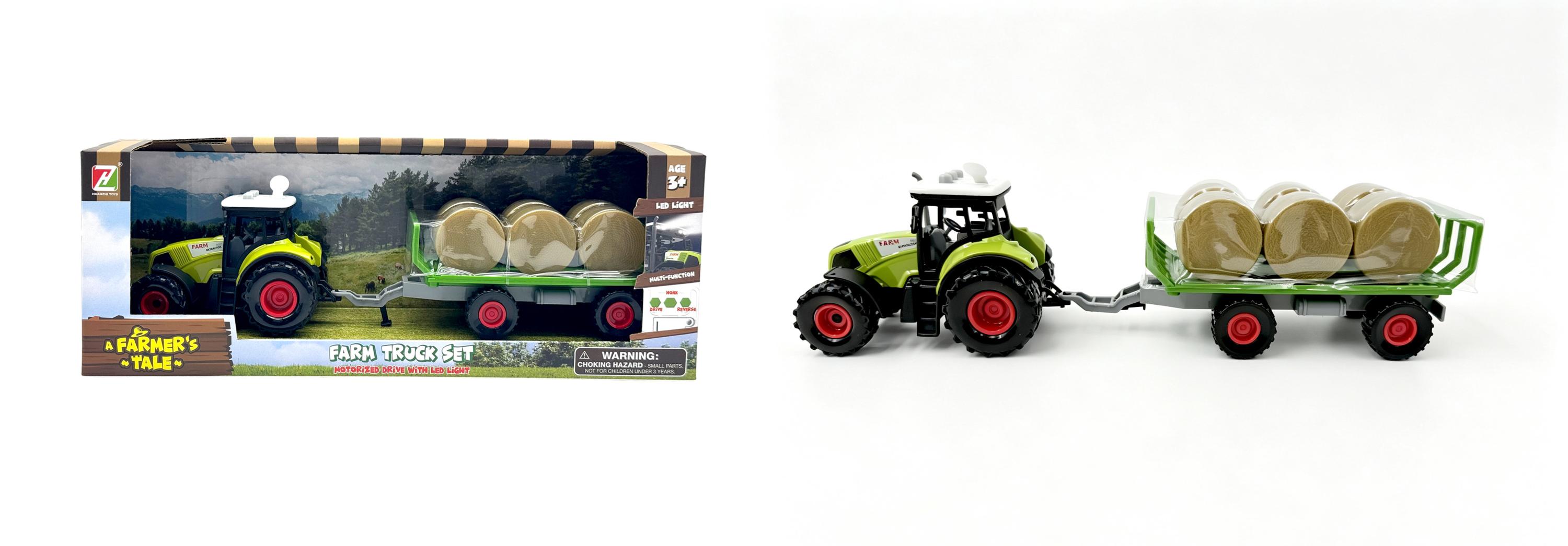 PLEJO Zvukový traktor s valníkem