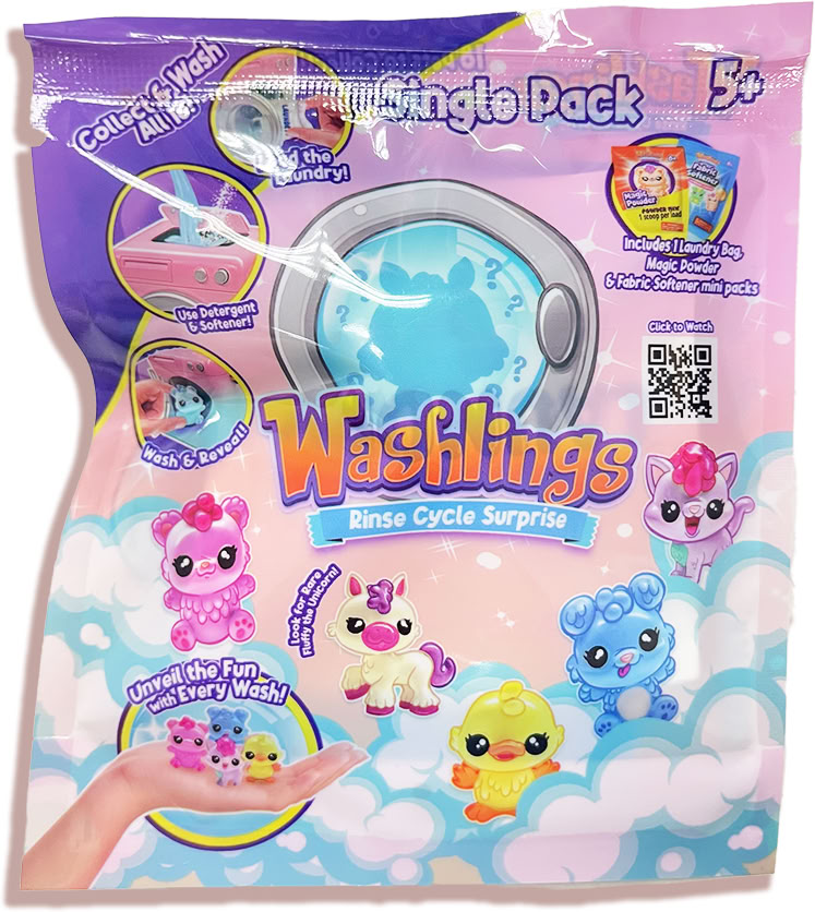 Washlings Single pack zvieratko